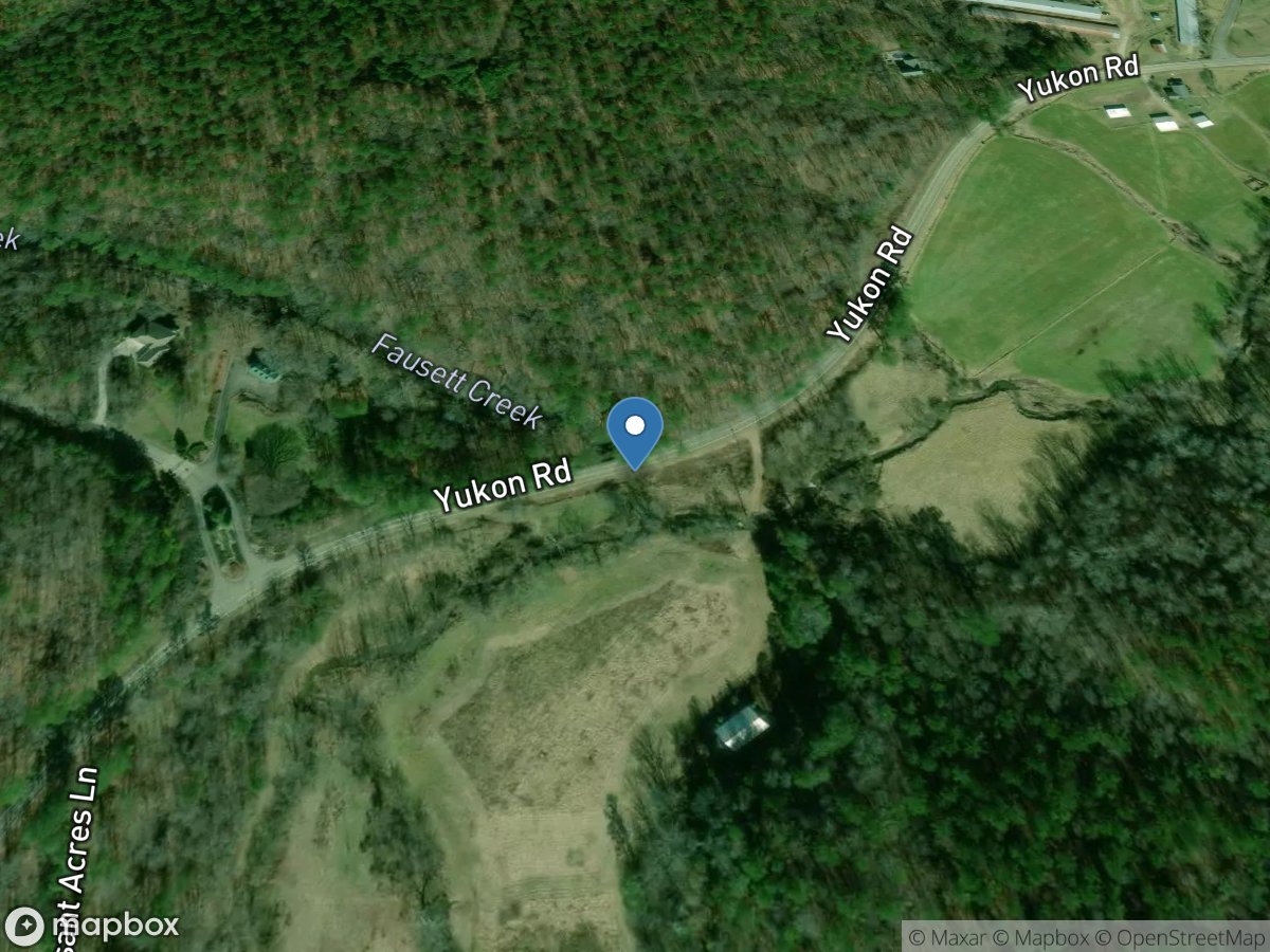 Fausett Creek near Talking Rock, GA location