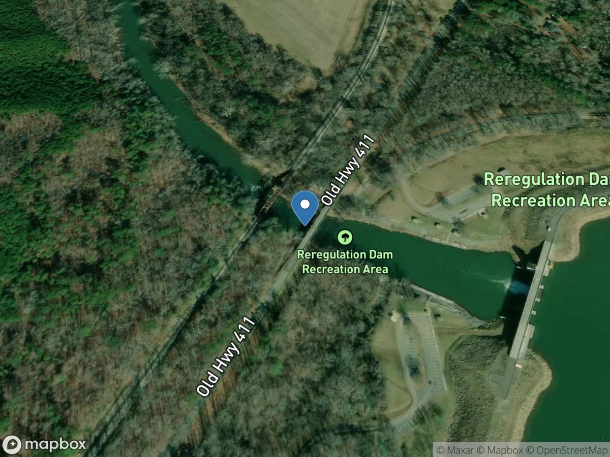 Coosawattee River at Carters, GA location