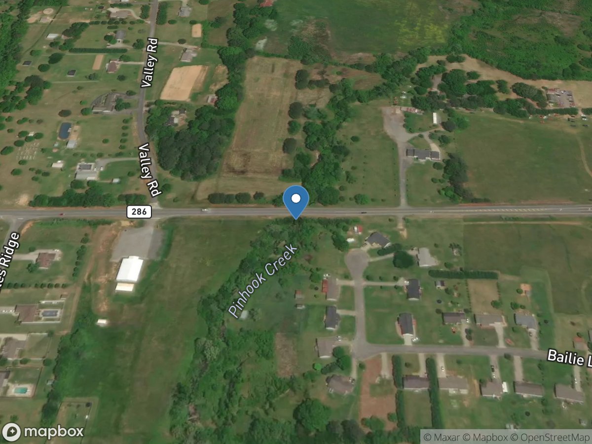 Pinhook Creek near Eton, GA location