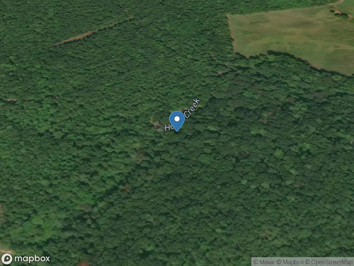 Heath Creek near Armuchee, GA location