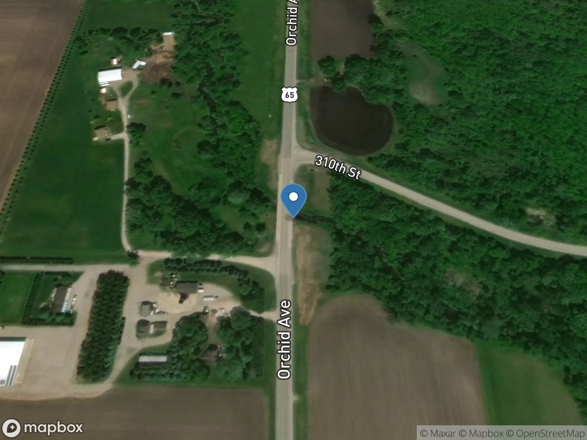 Spring Creek near Mason City, IA location