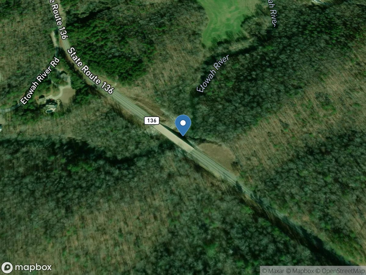 Etowah River at GA 136, near Landdrum, GA location