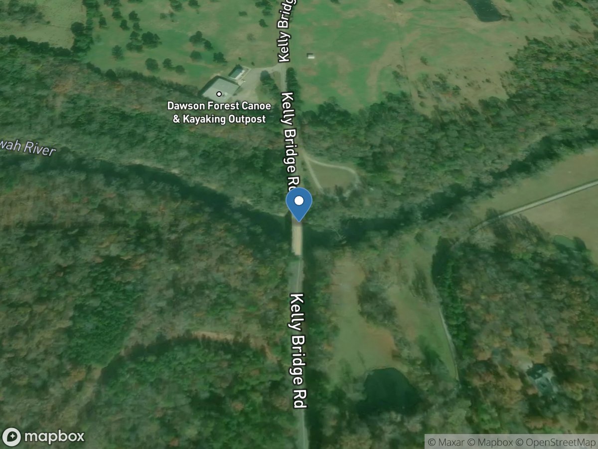 Etowah River at Kelly Bridge Road, near Matt, GA location