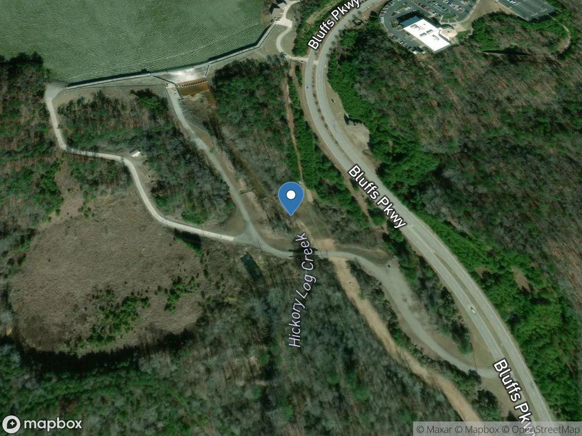 Hickory Log Creek near Canton, GA location