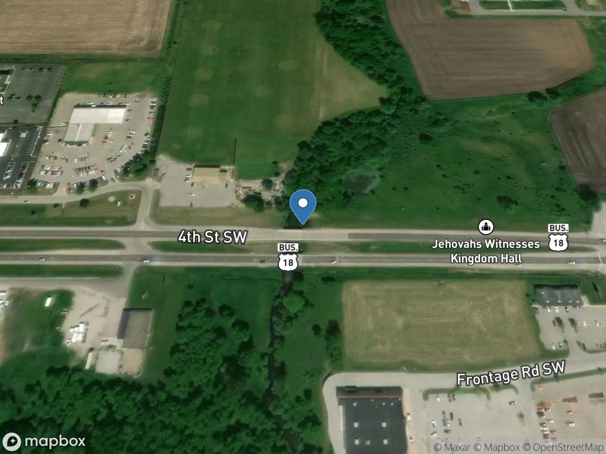 Willow Creek near Mason City, IA location