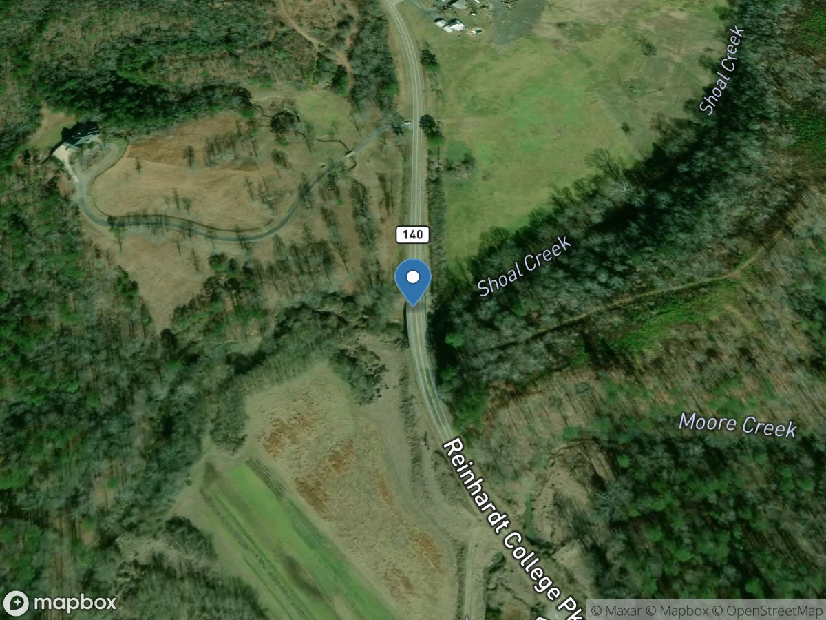 Shoal Creek at GA 140, near Waleska, GA location