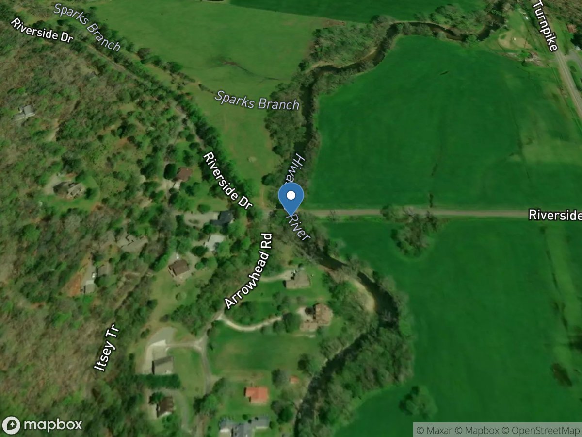 Hiwassee River at Riverside DR, near Hiawassee, GA location