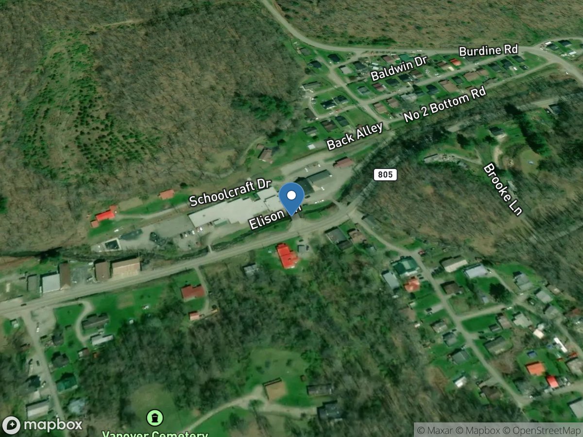 Elkhorn Creek at Burdine, KY location