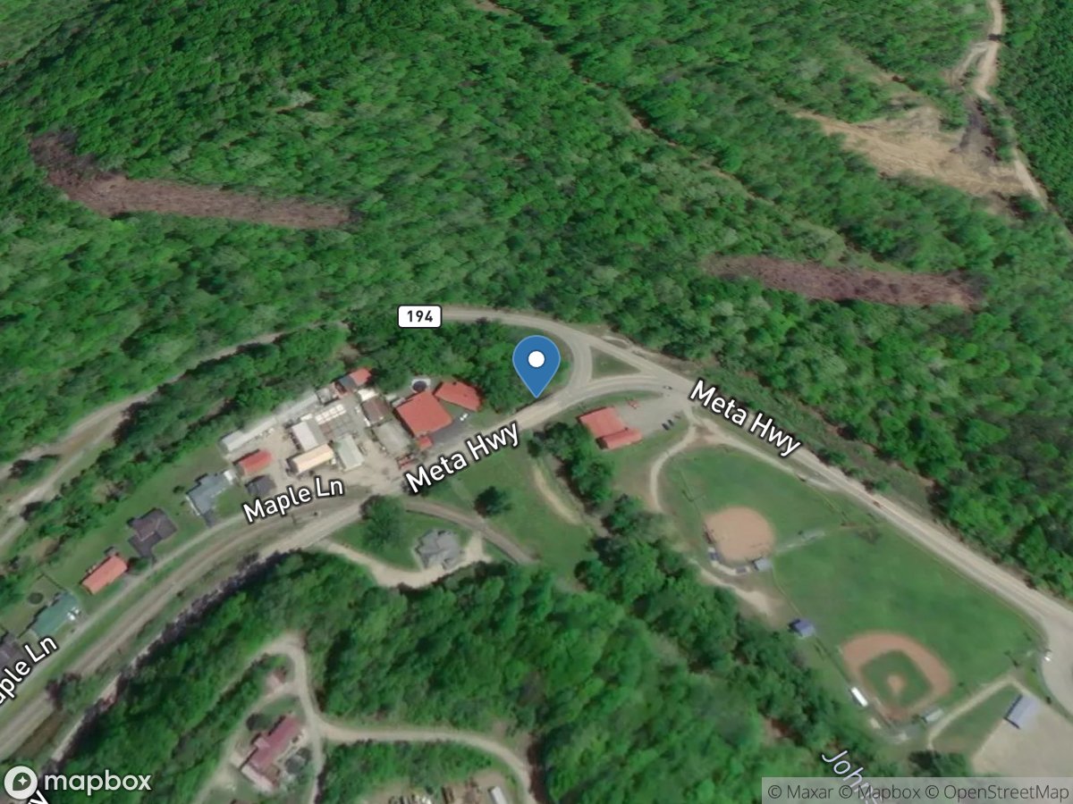 Johns Creek near Meta, KY location