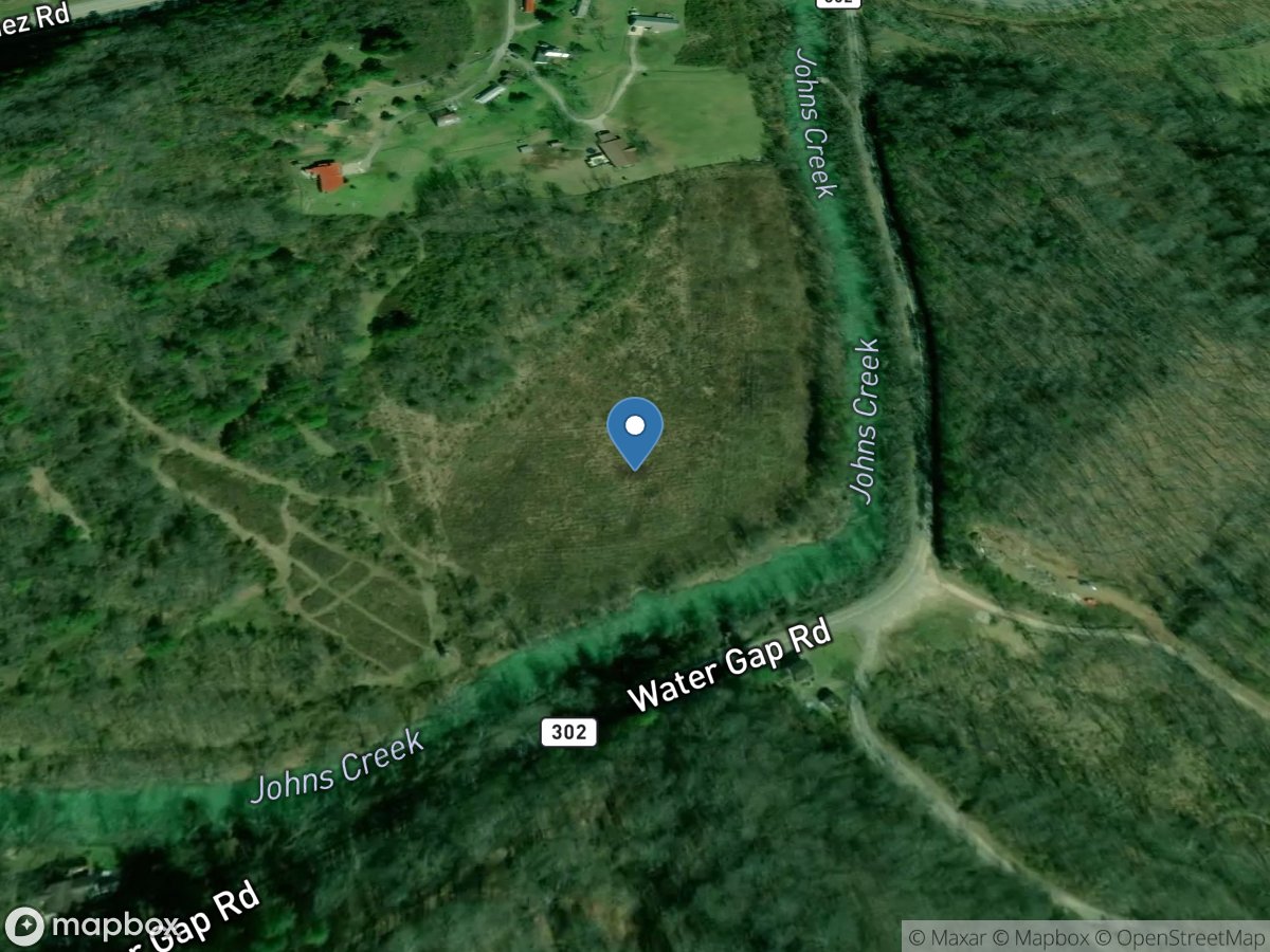 Johns Creek near Van Lear, KY location