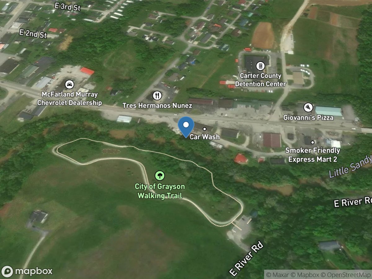 Little Sandy River at Grayson, KY location