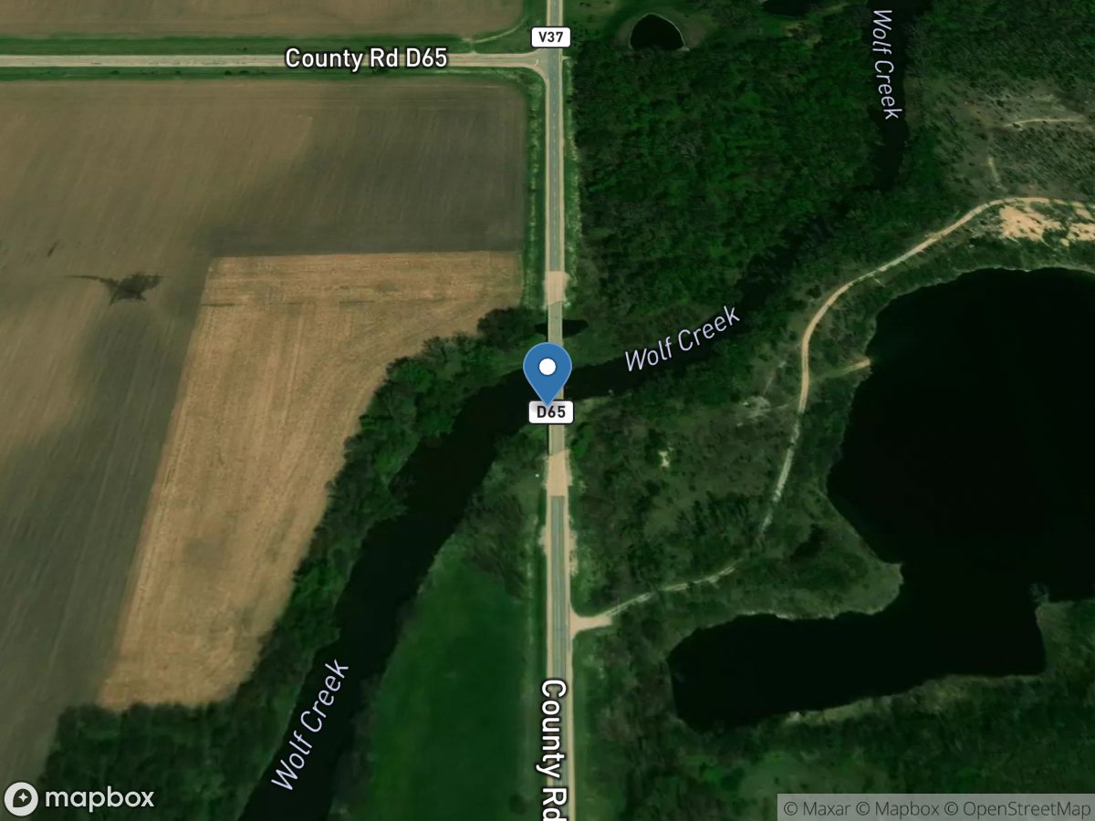 Wolf Creek near Dysart, IA location