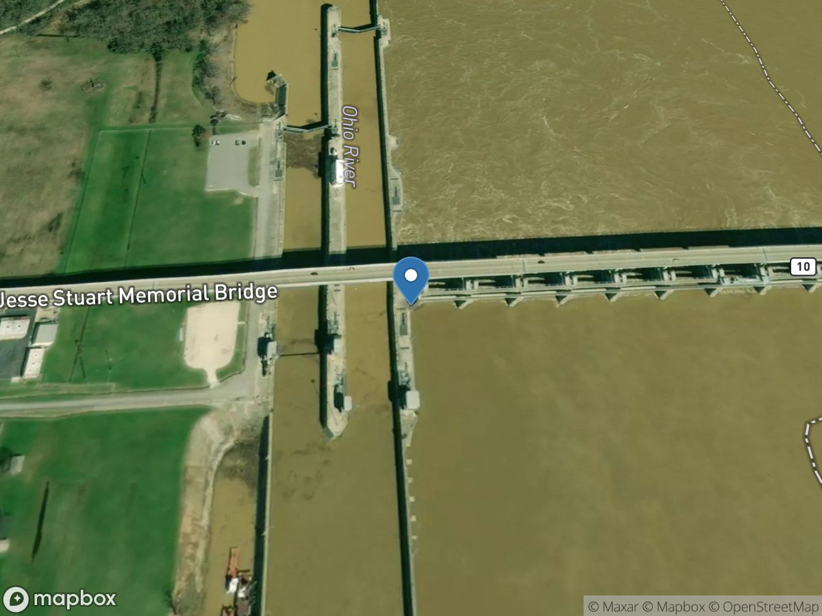 Ohio River at Greenup DAM near Greenup, KY location