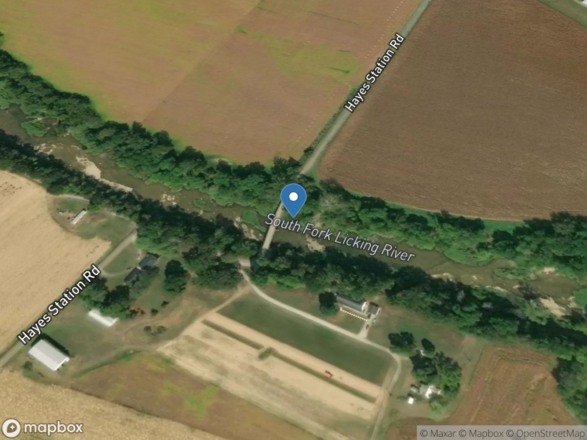 South Fork Licking River at Hayes, KY location