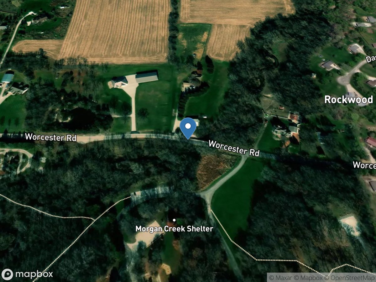 Morgan Creek near Covington, IA location