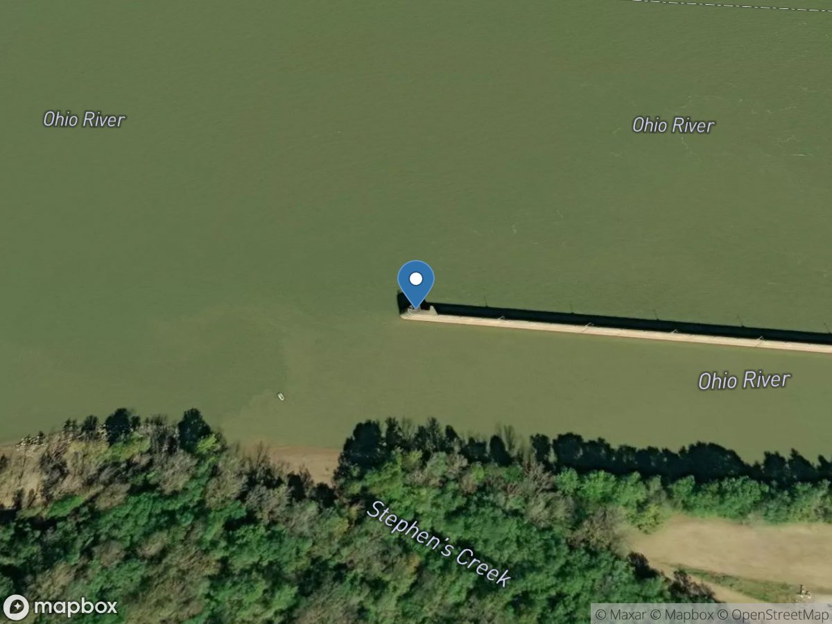 Ohio River at Markland DAM near Warsaw, KY location