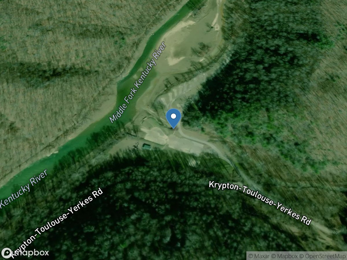 Trace Branch at Trace Branch Campground at Confluence, KY location