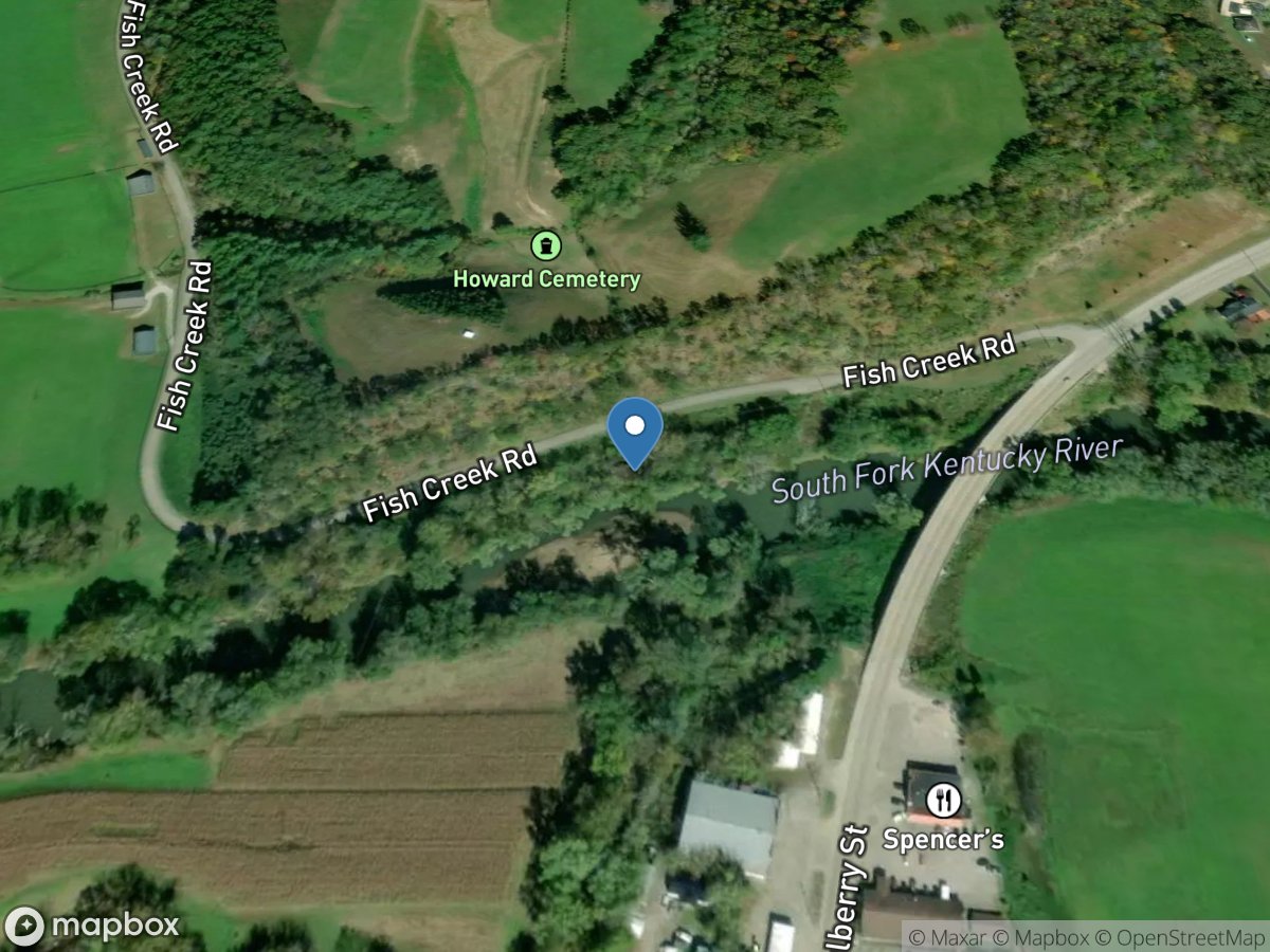 South Fork Kentucky River at Booneville, KY location