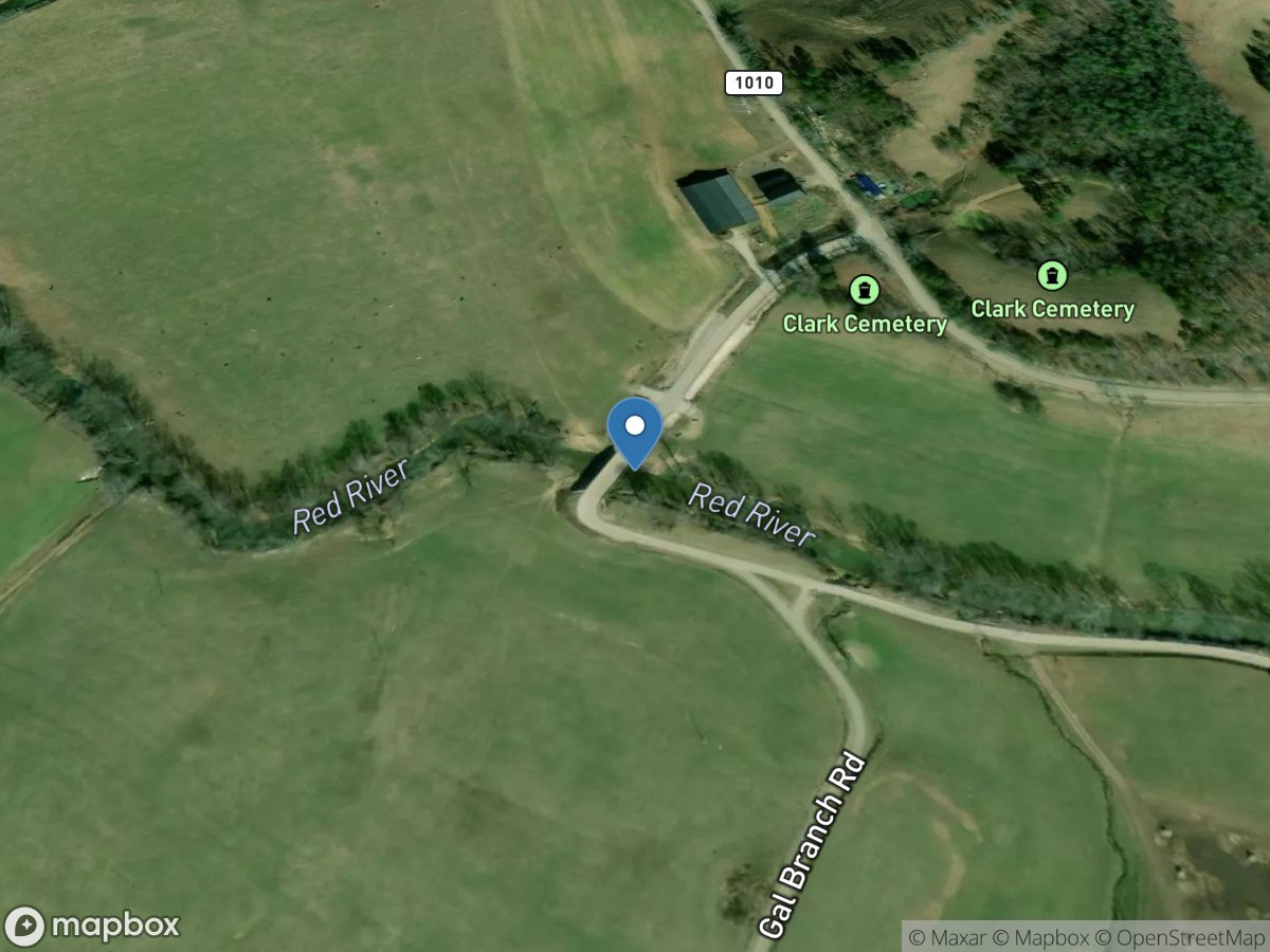 Red River near Hazel Green, KY location