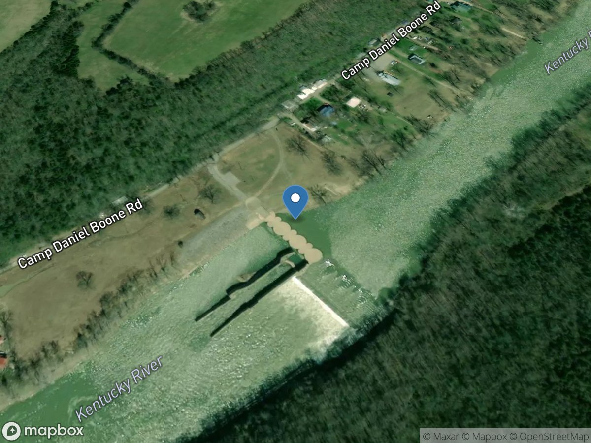 Kentucky River at Lock 9 at Valley View, KY location