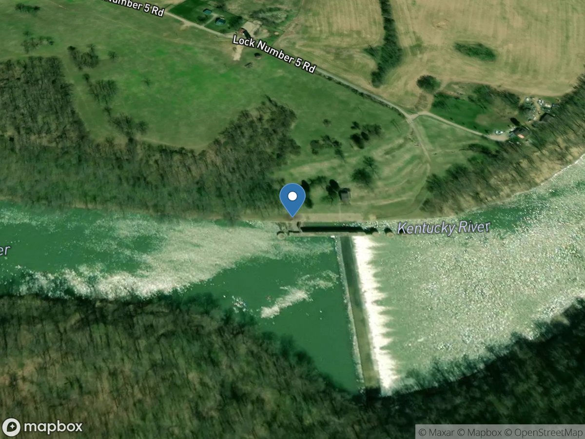 Kentucky River at Lock 5 near Tyrone, KY location