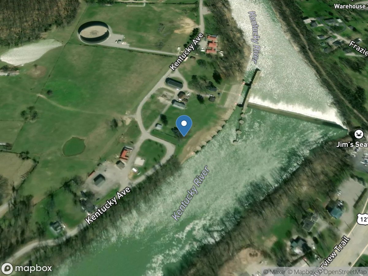 Kentucky River at Lock 4 at Frankfort, KY location