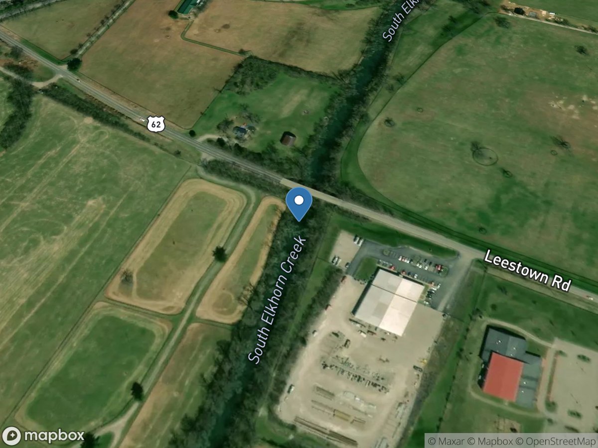 South Elkhorn Creek near Midway, KY location