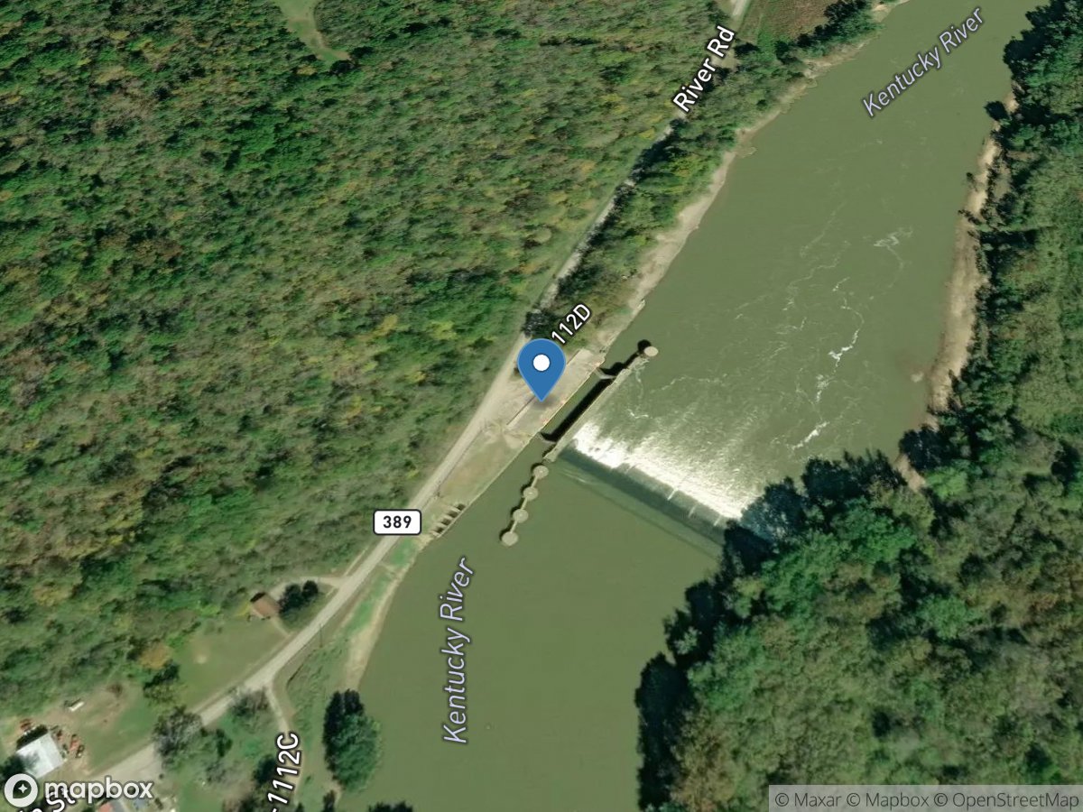 Kentucky River at Lock 2 at Lockport, KY location