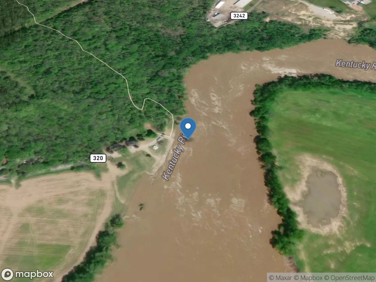 Kentucky River at Lock 1 near Carrollton, KY location