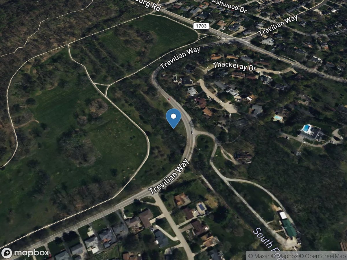 South Fork Beargrass Creek at Louisville, KY location