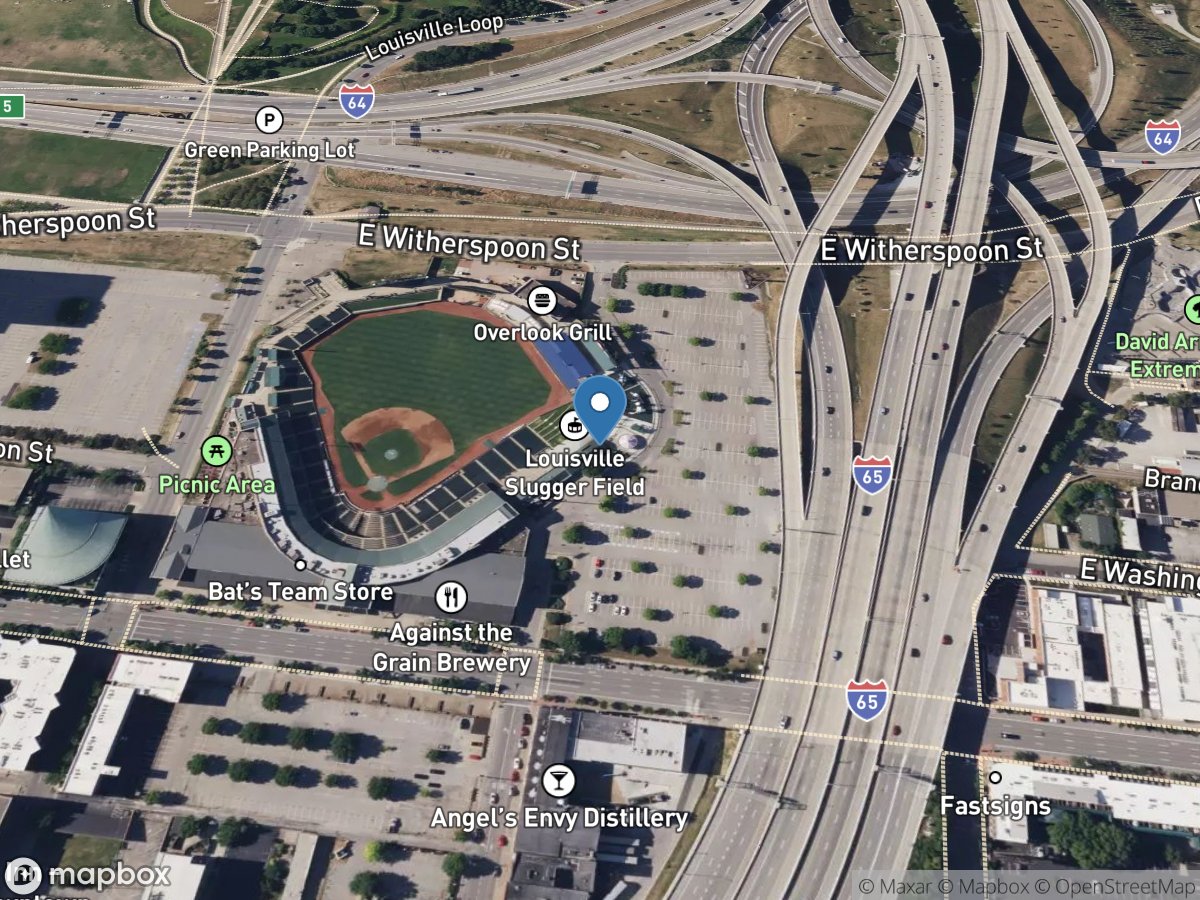 Ohio River at Kennedy Bridge at Louisville, KY location