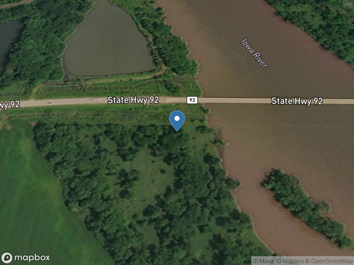 Iowa River at Columbus Junction, IA location