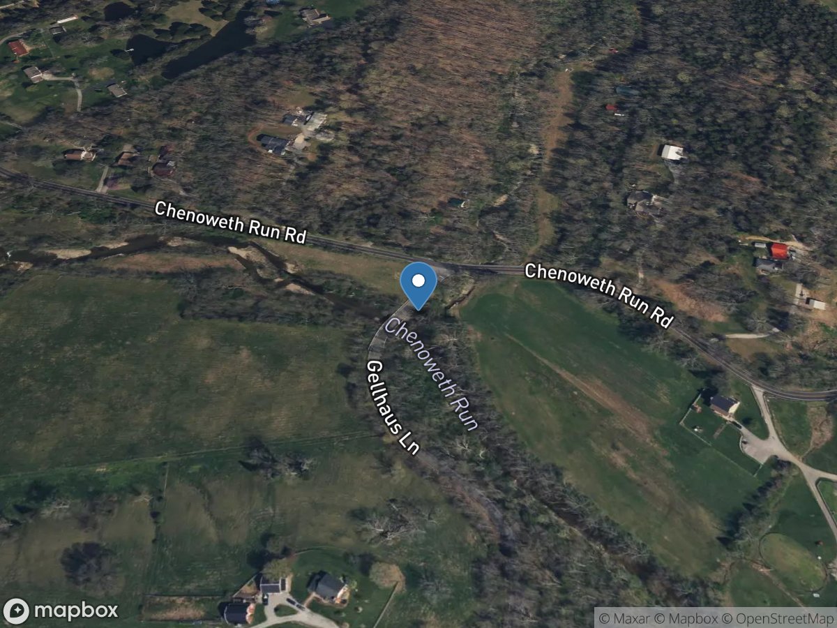 Chenoweth Run at Gelhaus Lane near Fern Creek, KY location