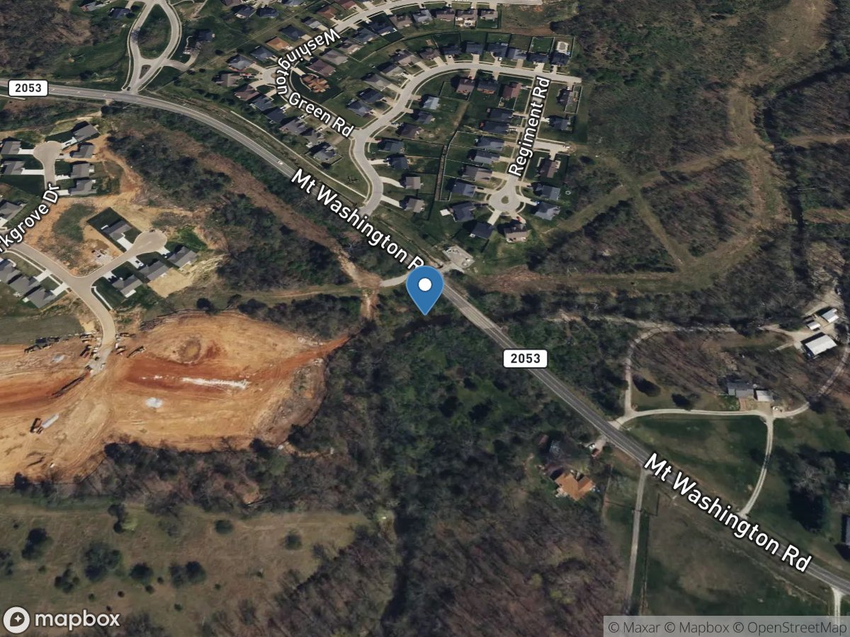 Pennslyvania Run at MT Washington Road near Louisville location