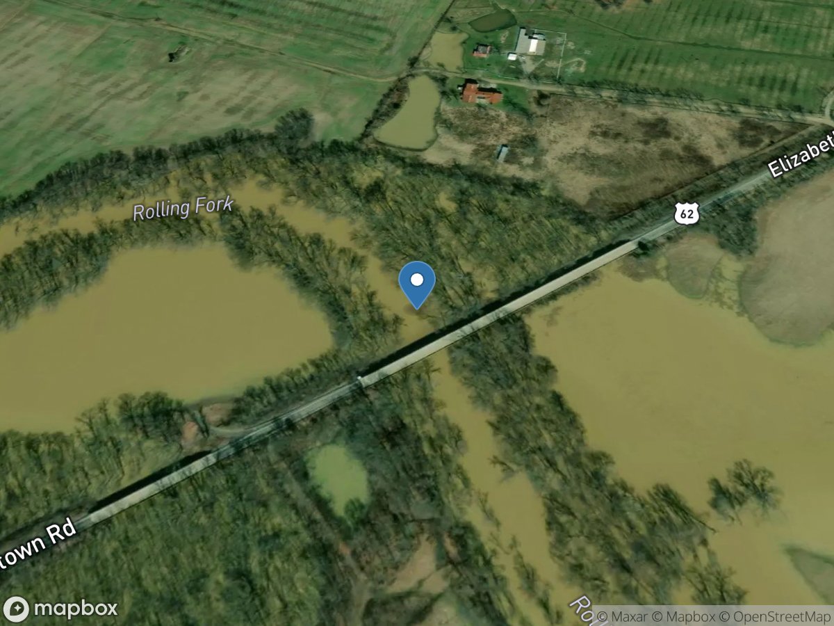 Rolling Fork near Boston, KY location