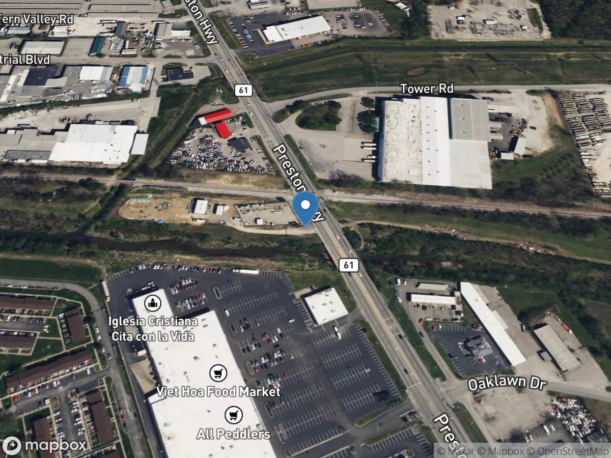 Northern Ditch at Okolona, KY location