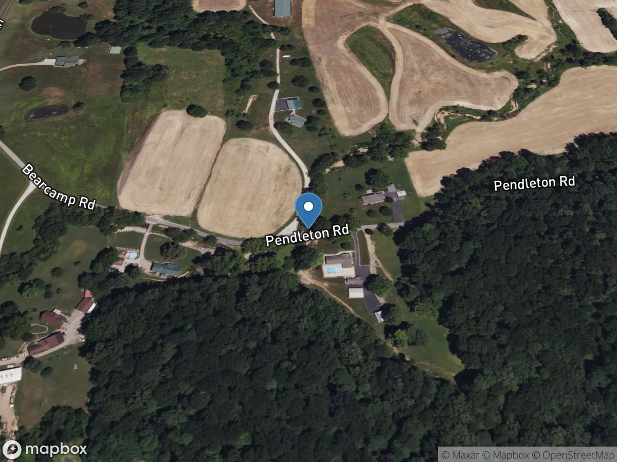 Brier Creek at Pendelton Road near Louisville, KY location