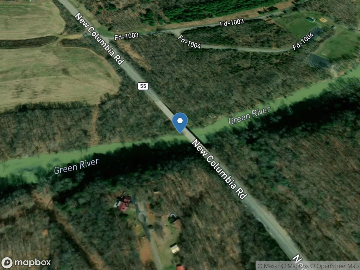 Green River near Campbellsville, KY location