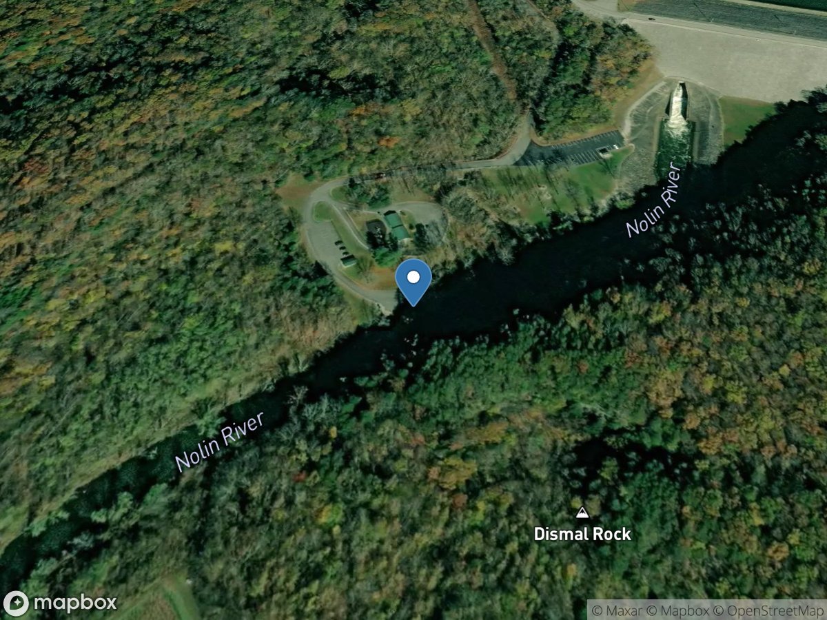 Nolin River at Kyrock, KY location