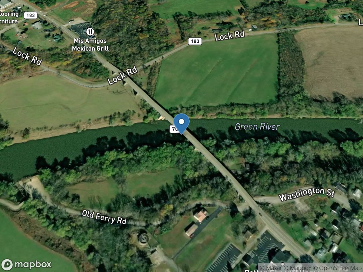 Green River at Highway 259 at Brownsville, KY location