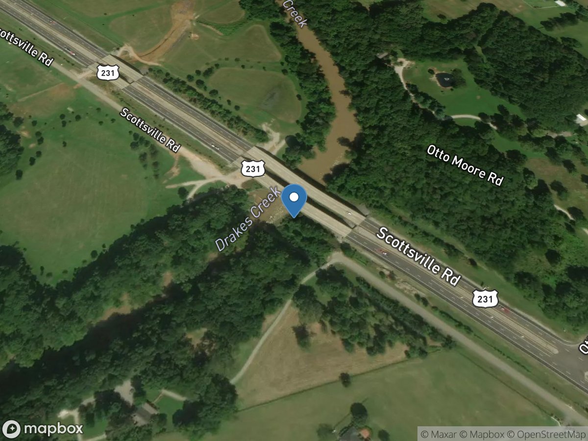 Drakes Creek near Alvaton, KY location