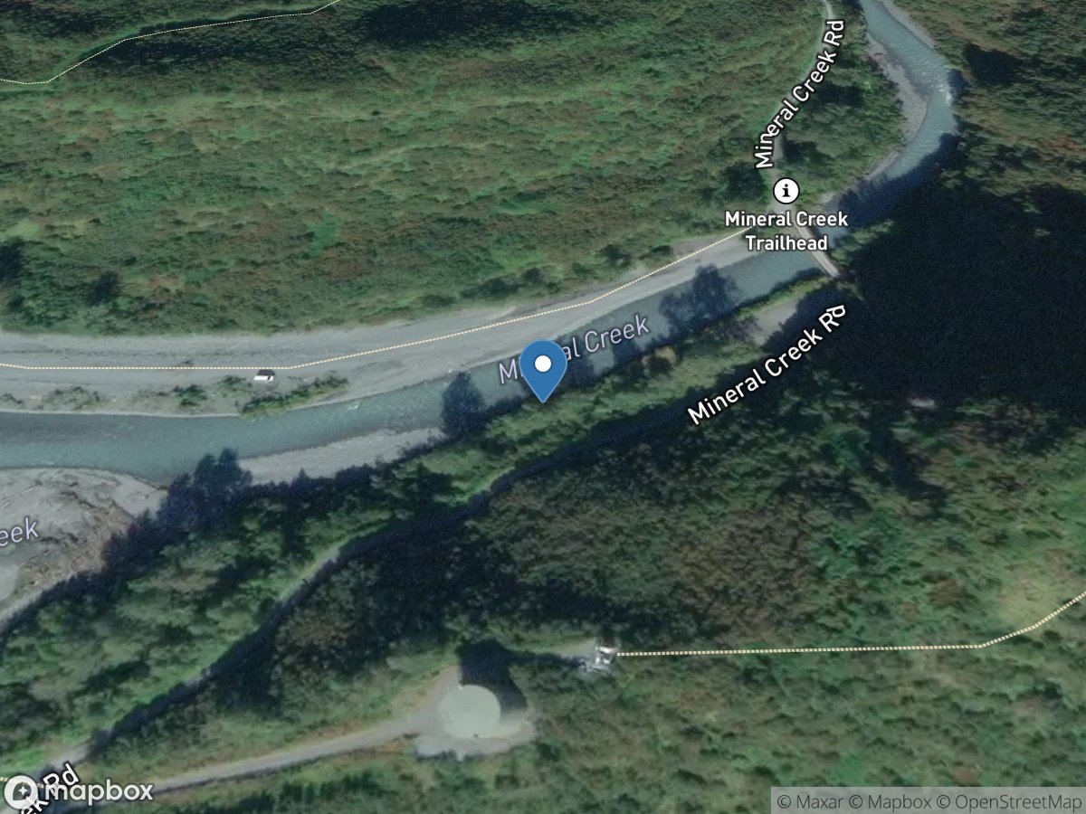 Mineral Creek near Valdez AK location