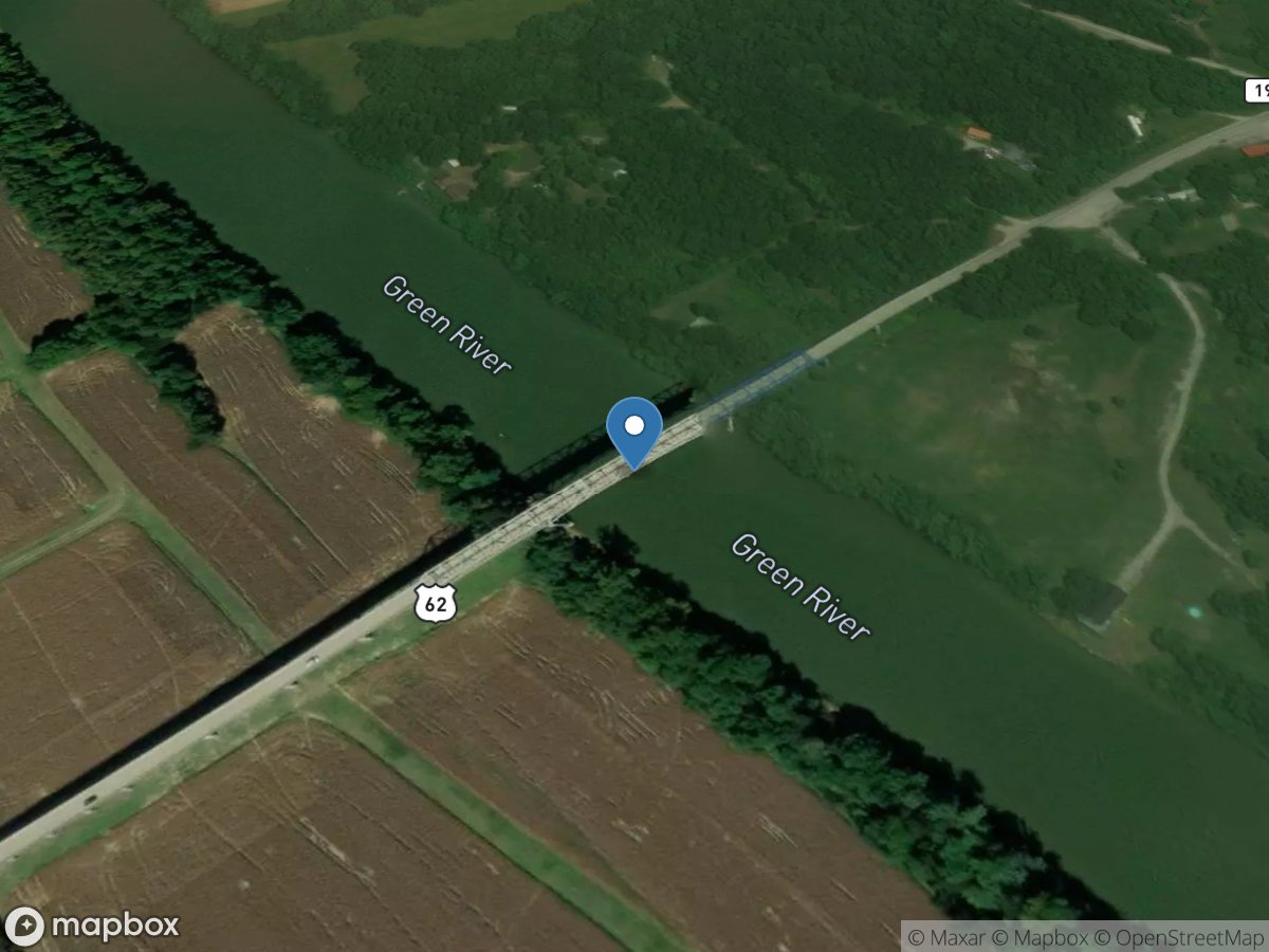 Green River at Rockport, KY location