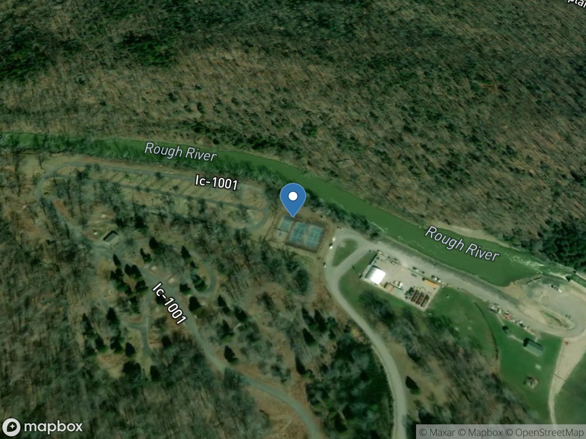 Rough River near Falls of Rough at DAM, KY location