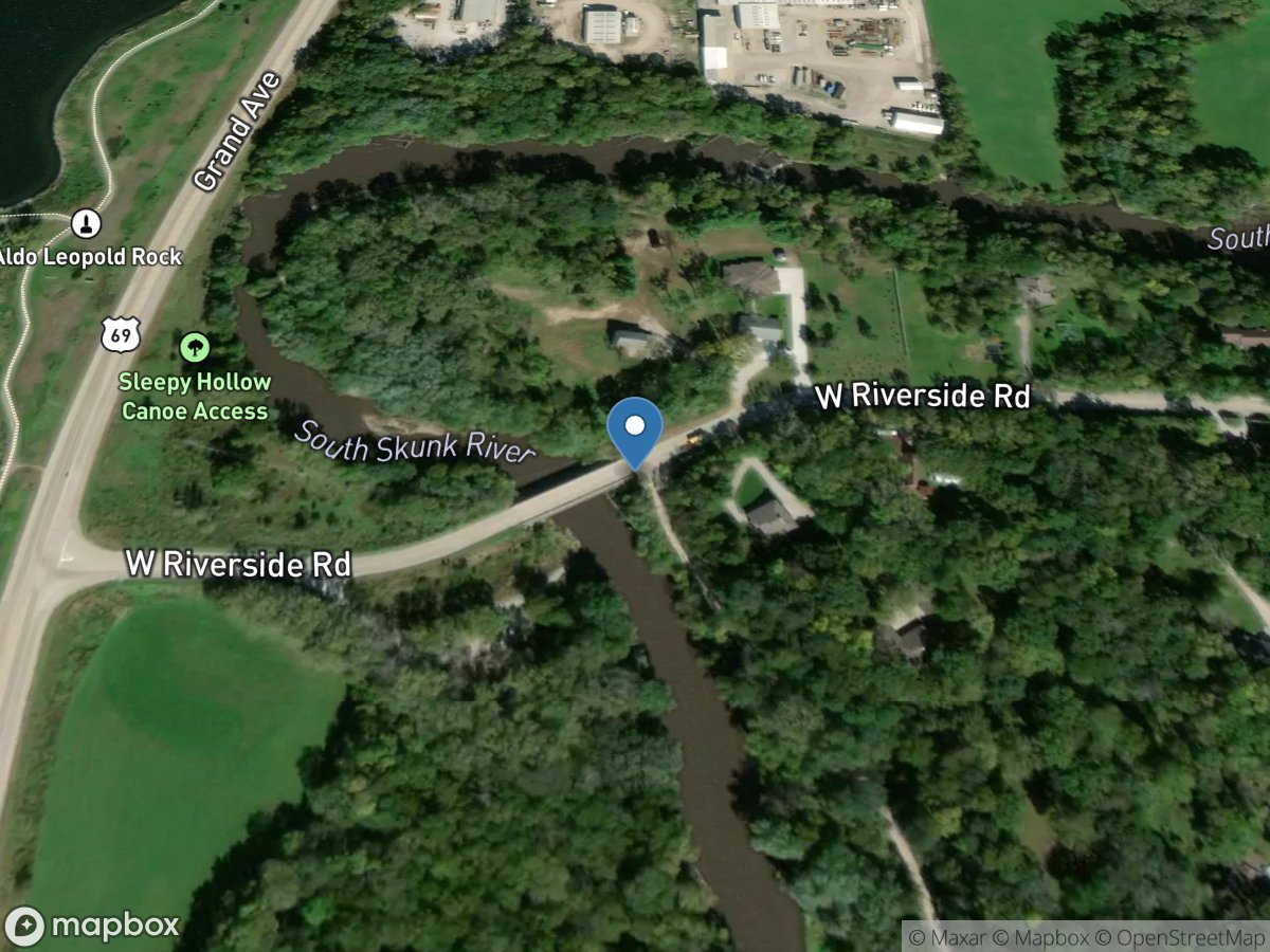 South Skunk River near Ames, IA location