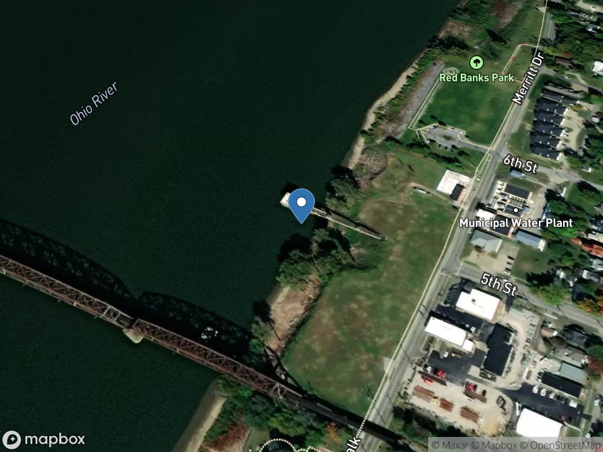 Ohio River at Henderson, KY location