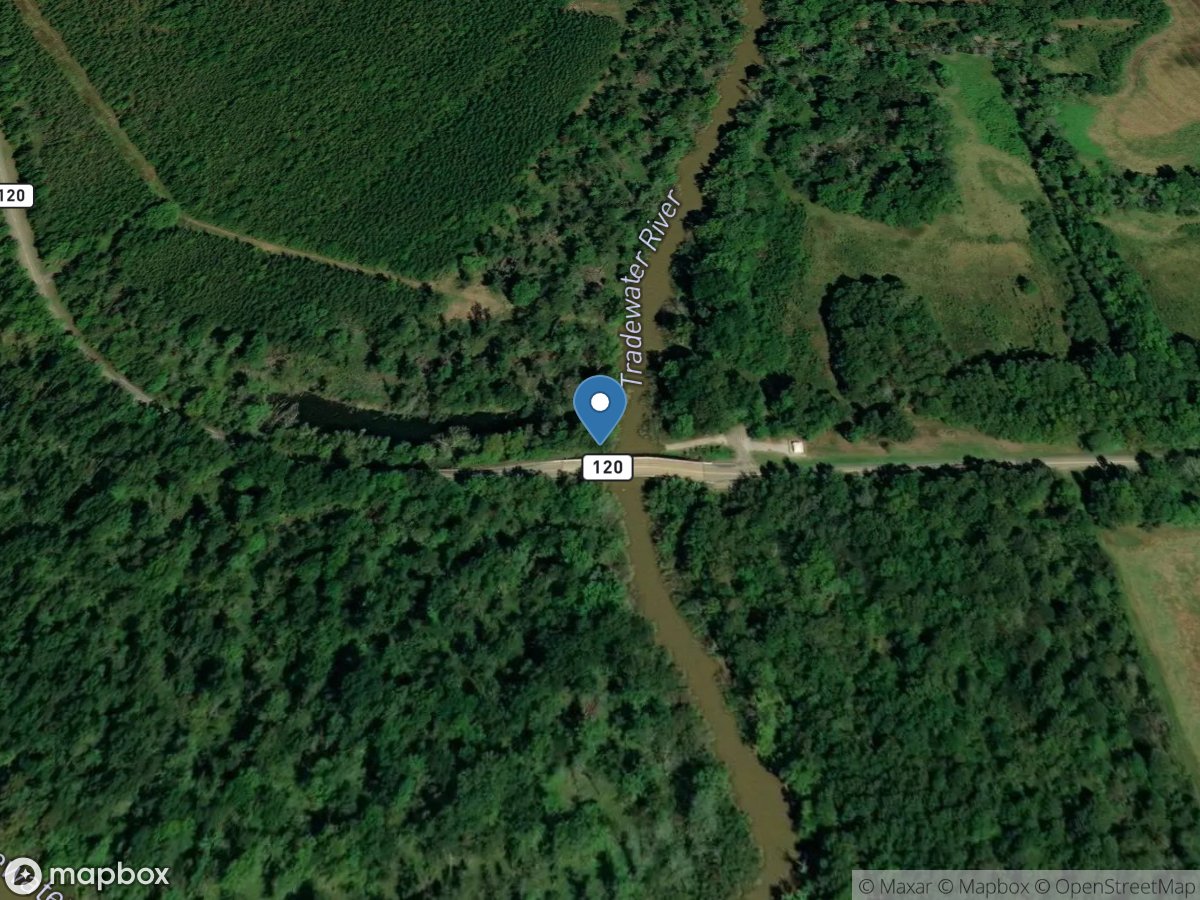 Tradewater River near Providence, KY location