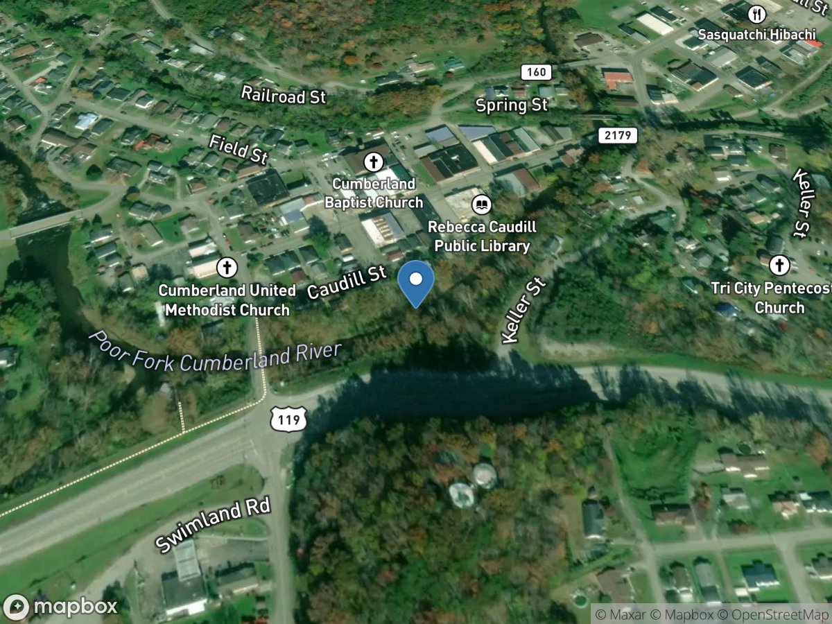 Poor Fork at Cumberland, KY location