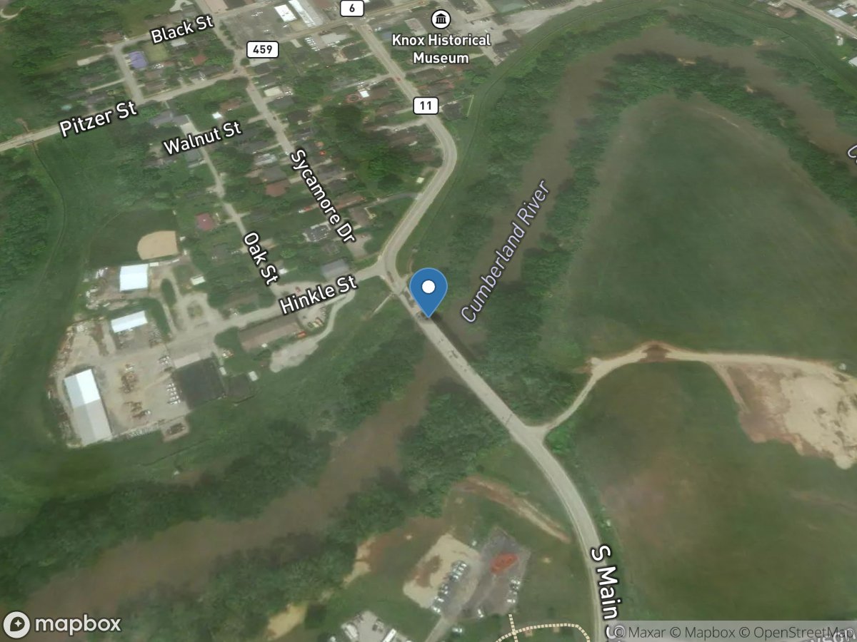 Cumberland River at Barbourville, KY location