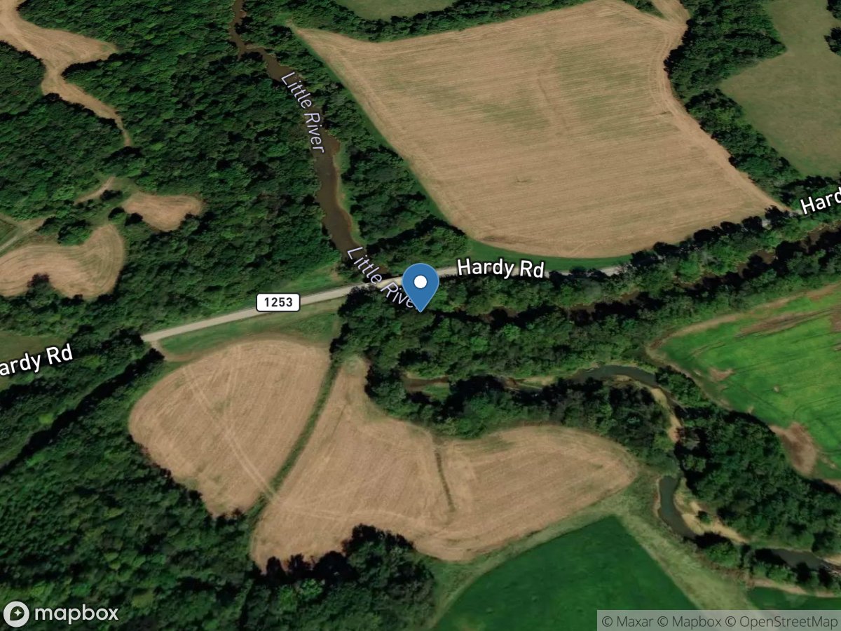 Little River near Cadiz, KY location